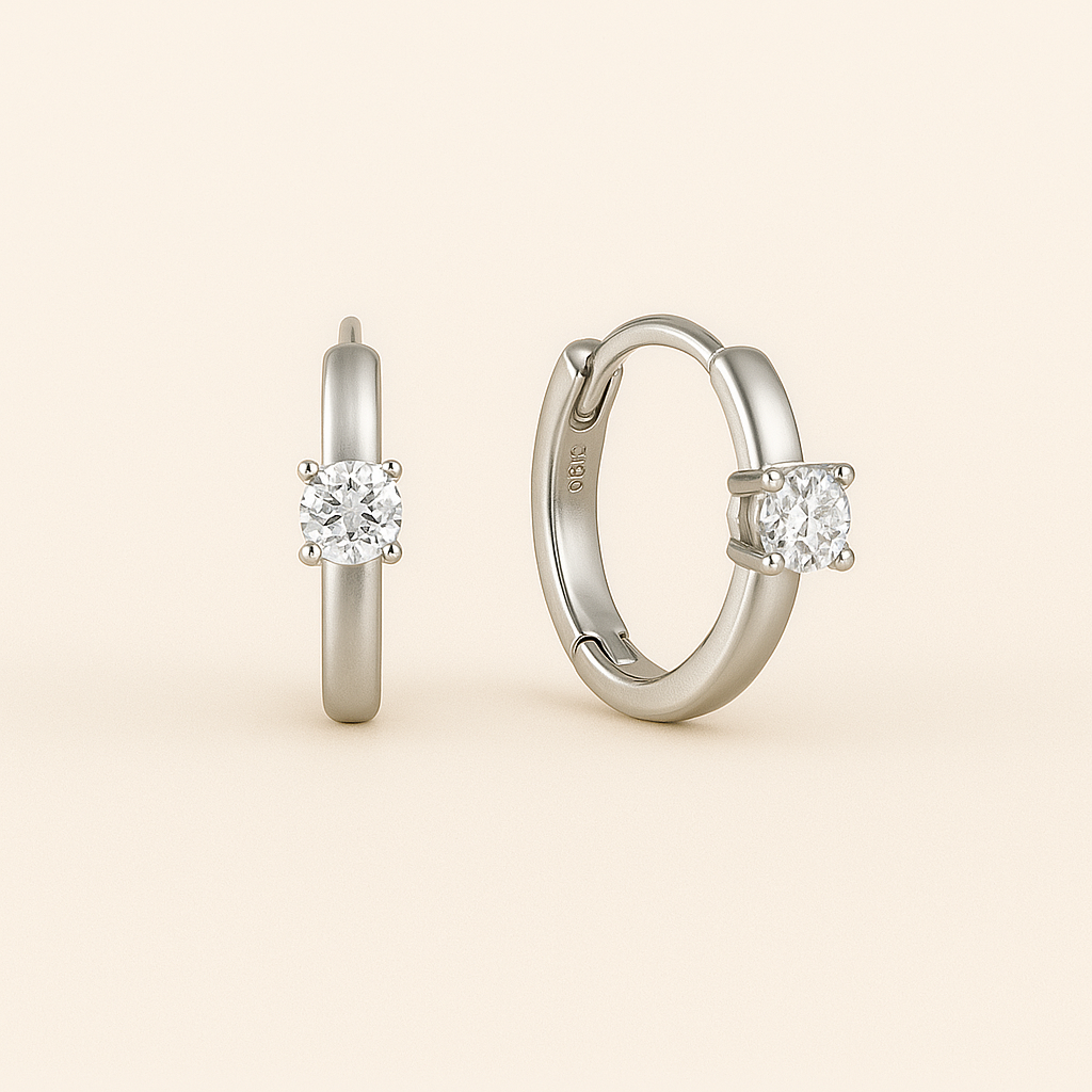 Diamond-Studded MORGANA Earrings