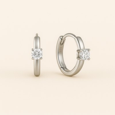 Diamond-Studded MORGANA Earrings