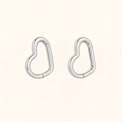 MIJNTJE Heart-Shaped Earrings