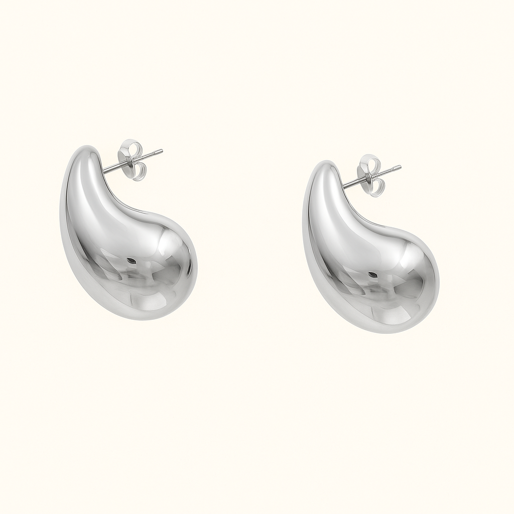 Gold ELLA Water Drop Earrings