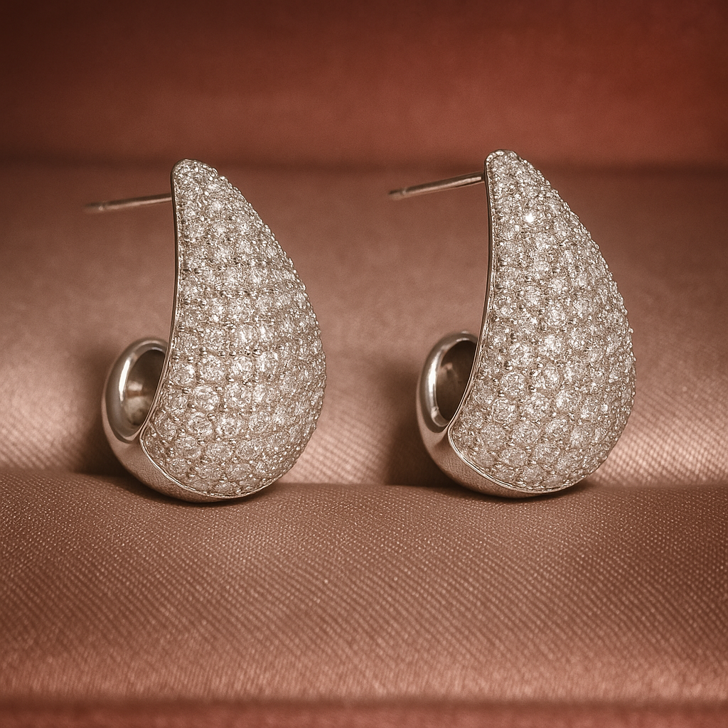 ELLA Silver Teardrop Earrings