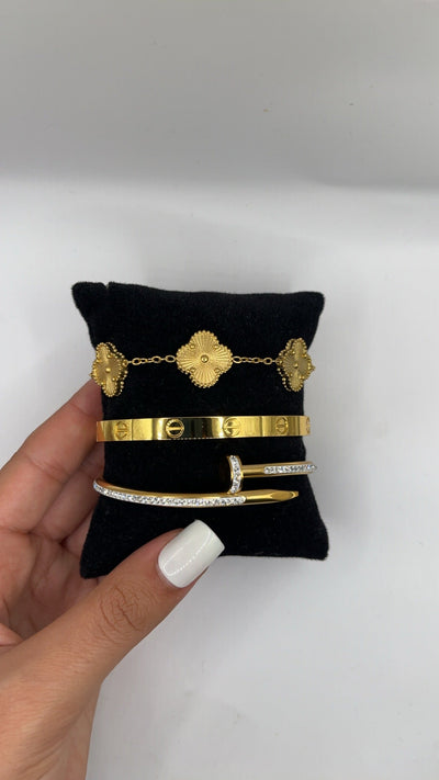 Aurora 3-Piece Bracelet Set | 18K Gold Plated