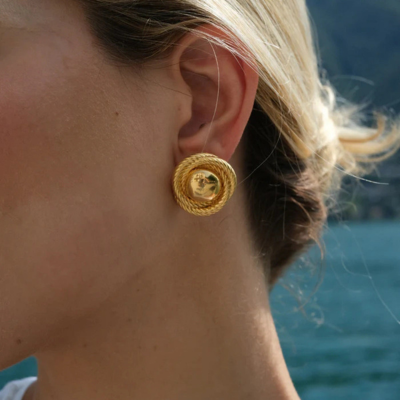 ARIANA Elegant Gold Earrings