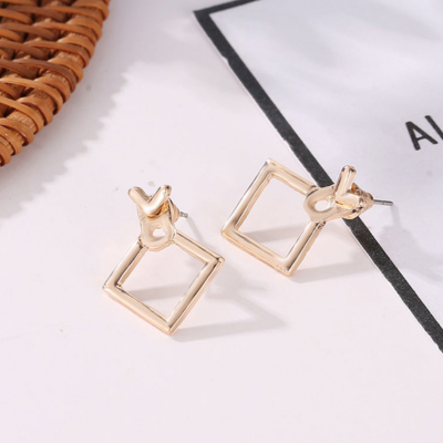 KIKI Geometric Diamond Earrings