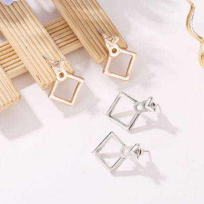 KIKI Geometric Diamond Earrings