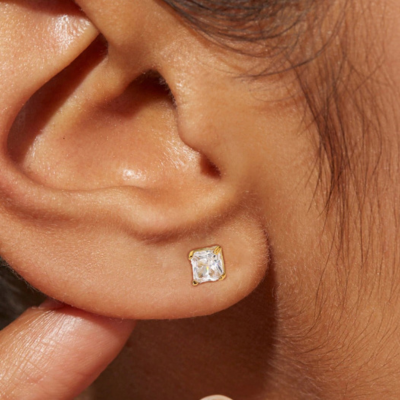 Zircon-Embellished APRIL Earrings