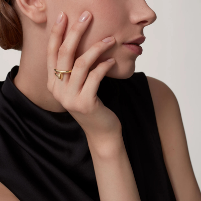 Gold SPIJKER Ring