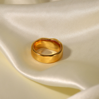 Gold Pearl Ring by SISTA