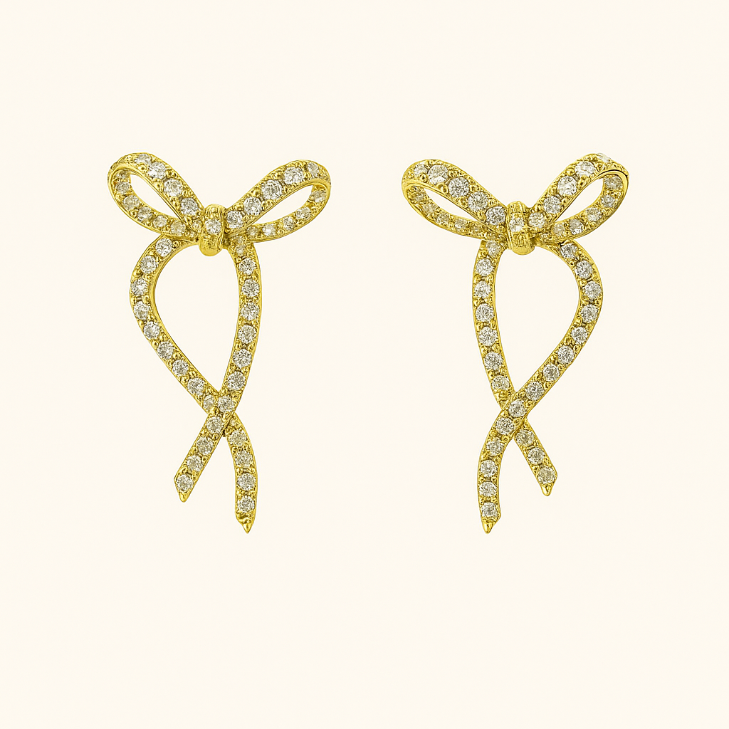 Zircon-Embellished MALTA Luxe Earrings
