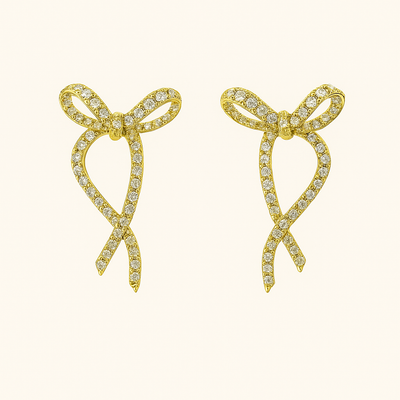 Zircon-Embellished MALTA Luxe Earrings