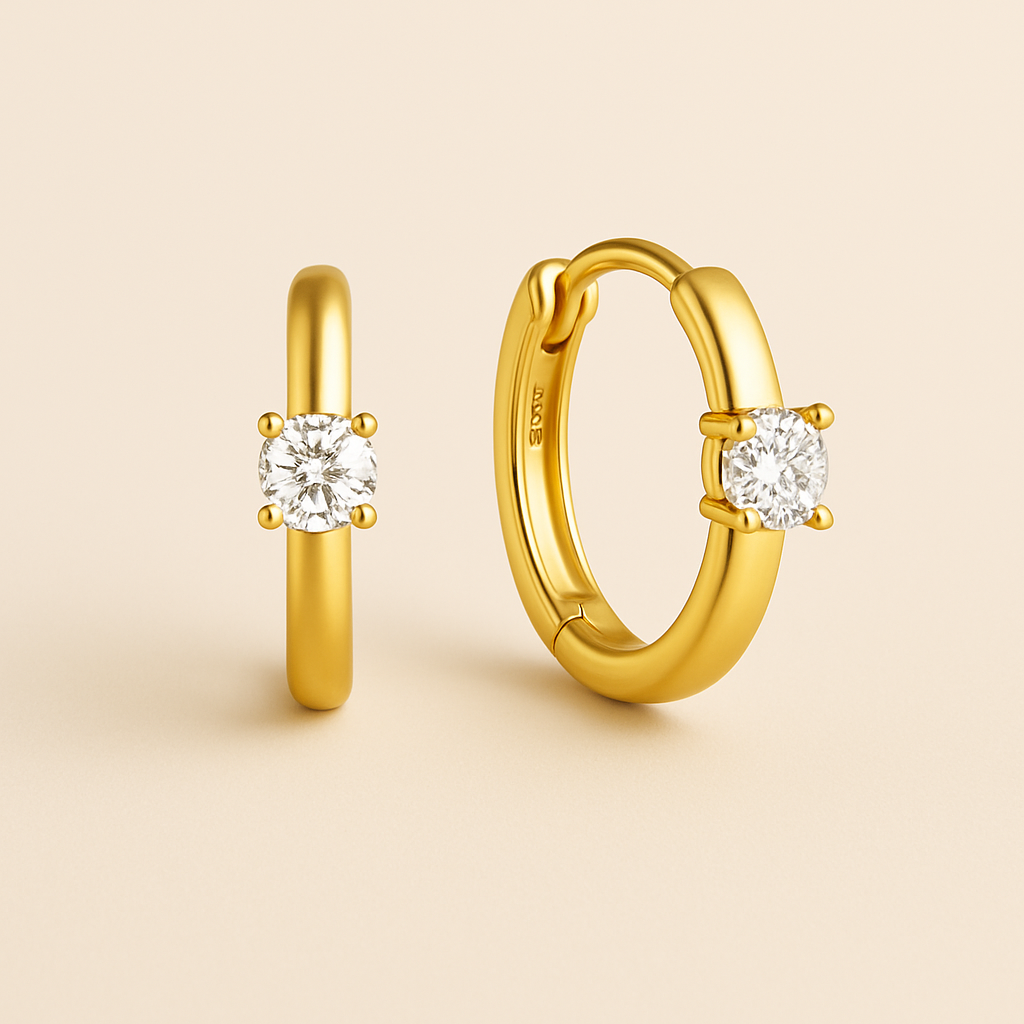 Diamond-Studded MORGANA Earrings