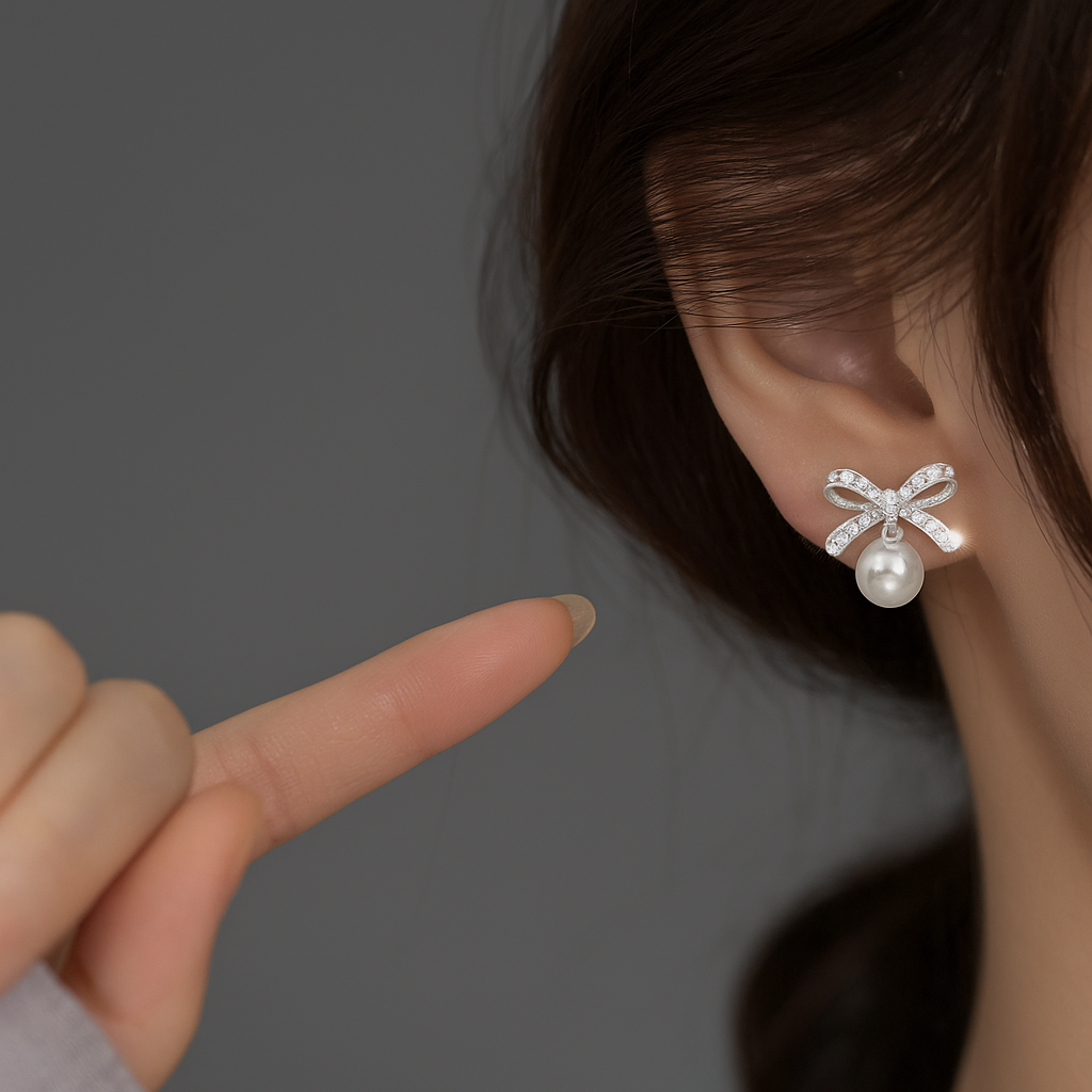 Classic Pearl Earrings from MALTA