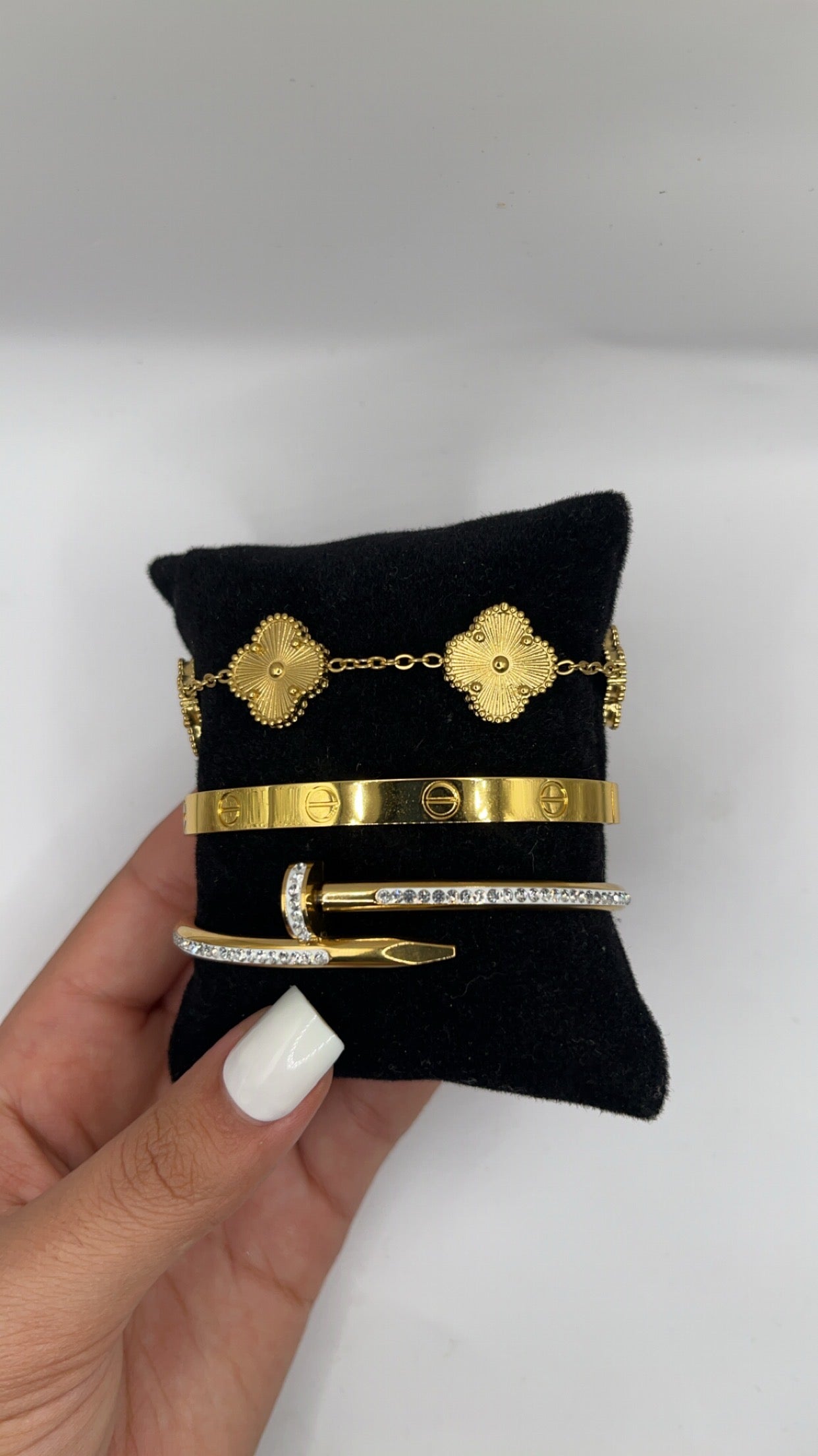 Aurora 3-Piece Bracelet Set | 18K Gold Plated