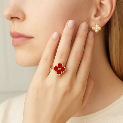 Clover-Inspired Ring