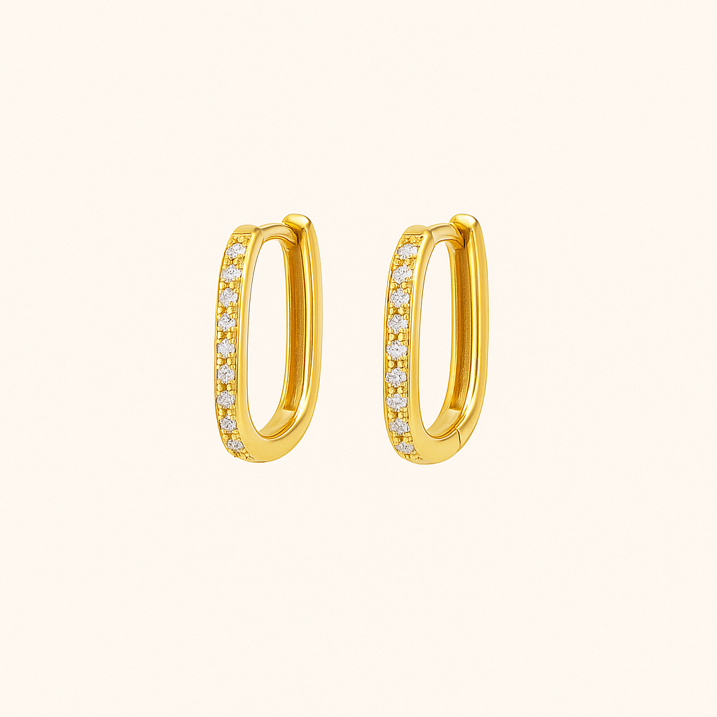 Melissa Square Stud Earrings
