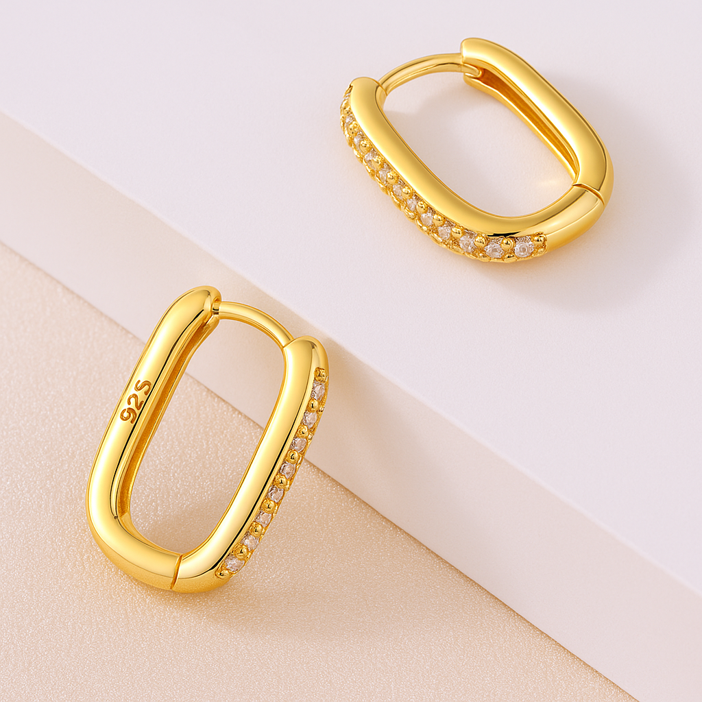 Melissa Square Stud Earrings