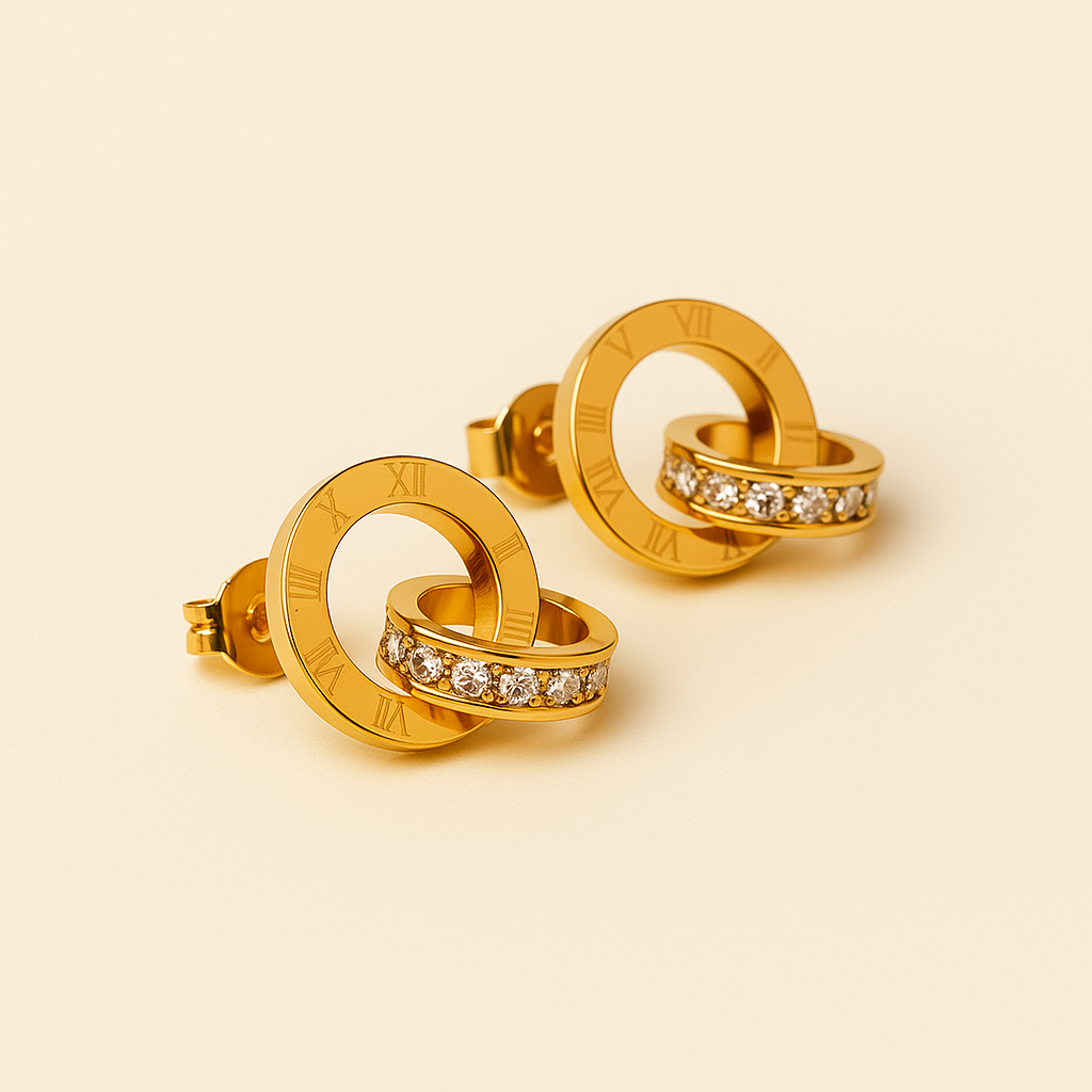 Camila Golden Hoop Earrings