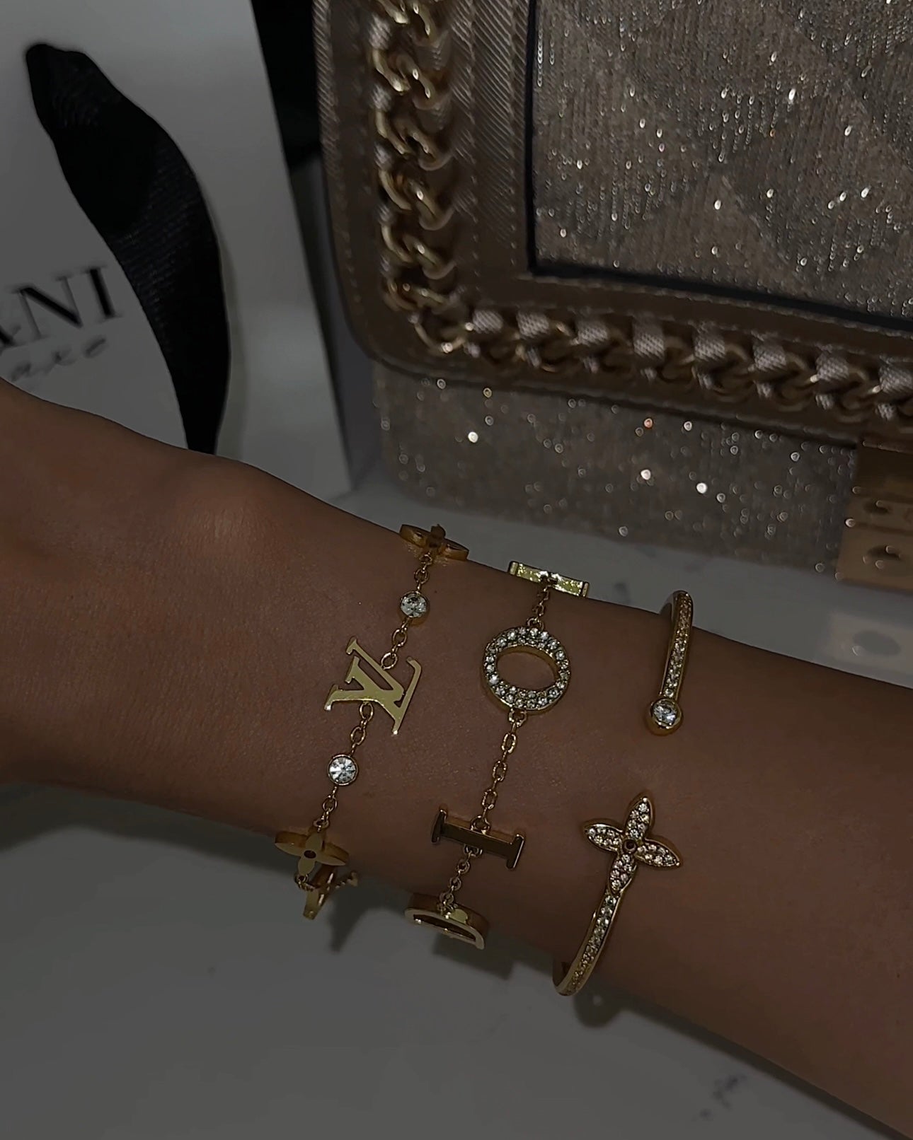 18K Gold CD Bracelet