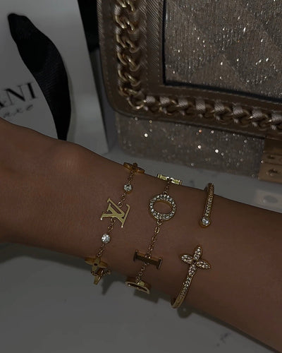 18K Gold CD Bracelet