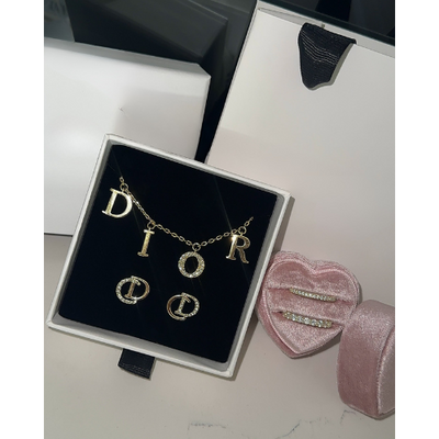 18K Gold Plated CD Design Necklace