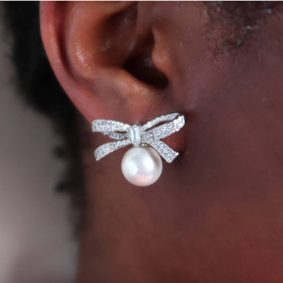 Classic Pearl Earrings from MALTA