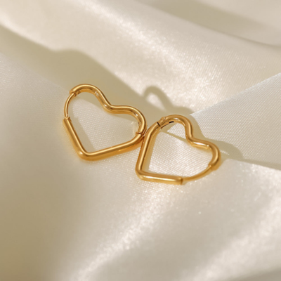 MIJNTJE Heart-Shaped Earrings