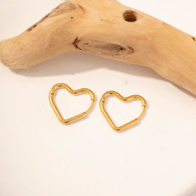 MIJNTJE Heart-Shaped Earrings