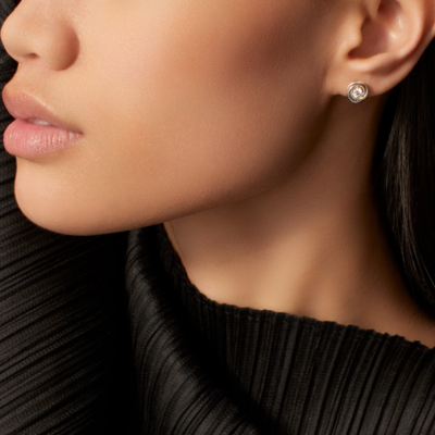 Trinity Diamond Stud Earrings