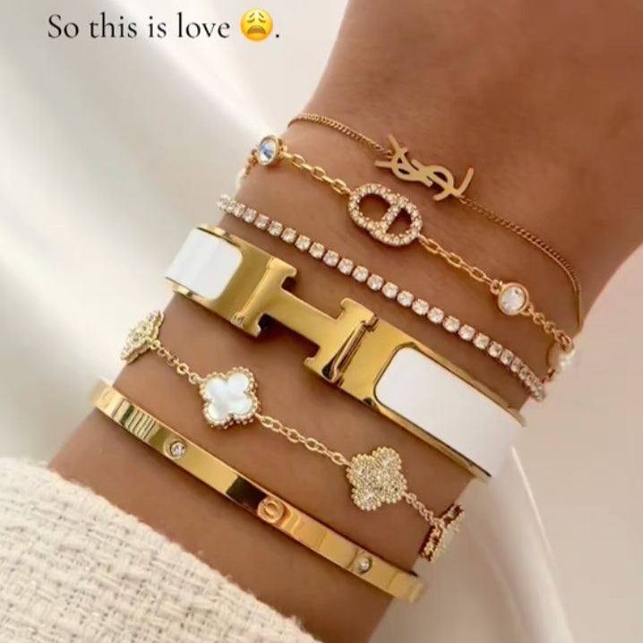 VALENCIA - Stacked Bracelet Set