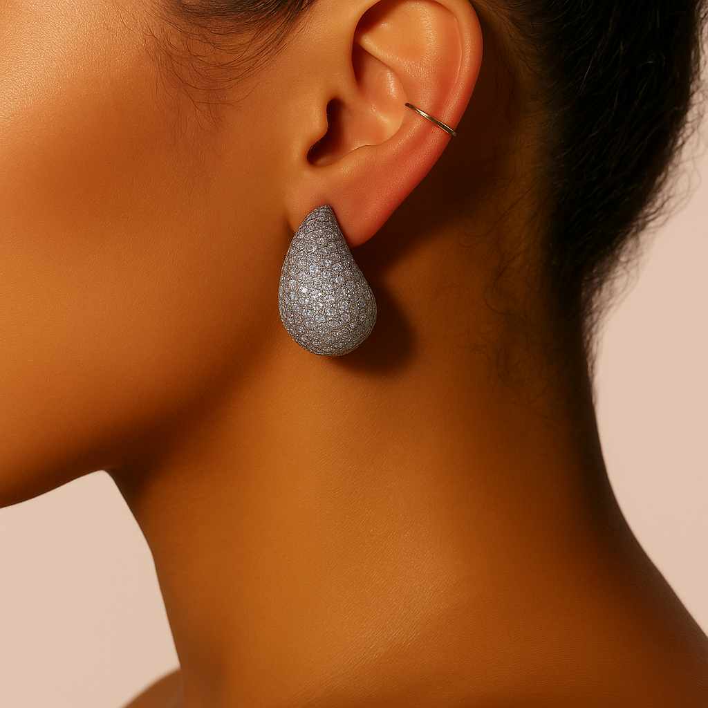 ELLA Silver Teardrop Earrings