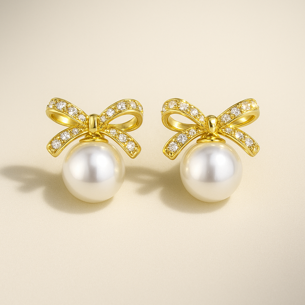 Classic Pearl Earrings from MALTA