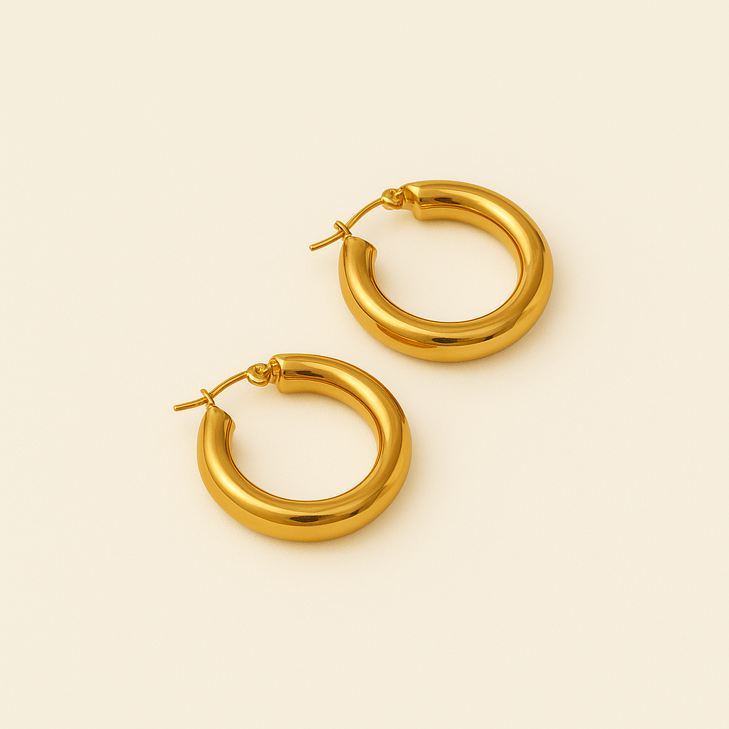 ALINA Gold Hoop Earrings